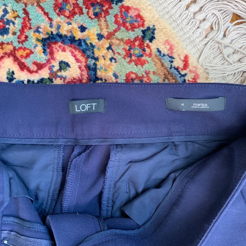 Loft Marisa side embellished trousers. Worn once . A